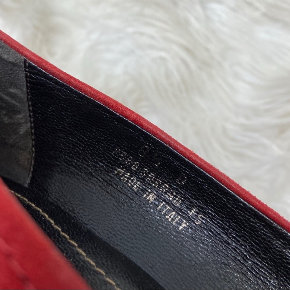 Coach Sarrah Red Suede Pointed Toe Pumps 👠 8.5 B - Picture 8 of 8